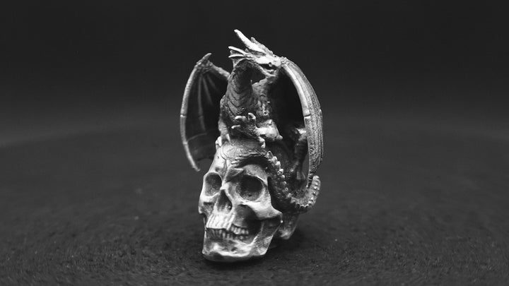 Dragon on Skull V2