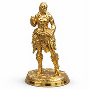 She-Orc hand-poured 999+ silver statue by Gold Spartan