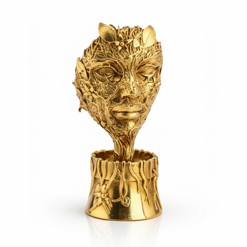 Mother Earth hand-poured 999+ silver statue by Gold Spartan