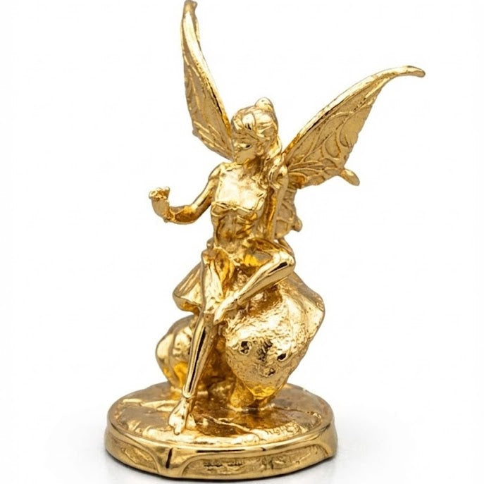 Fairy hand-poured 999+ silver statue by Gold Spartan