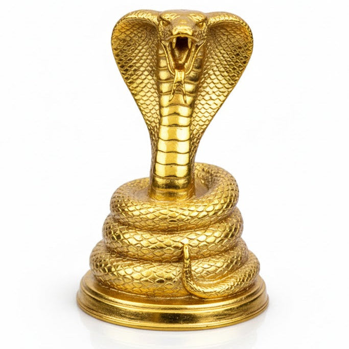 Don't Tread On Me Series 1 V2 (Cobra) hand-poured 999+ silver statue by Gold Spartan