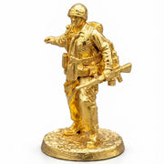 Soldier - Grenadier hand-poured 999+ silver statue by Gold Spartan