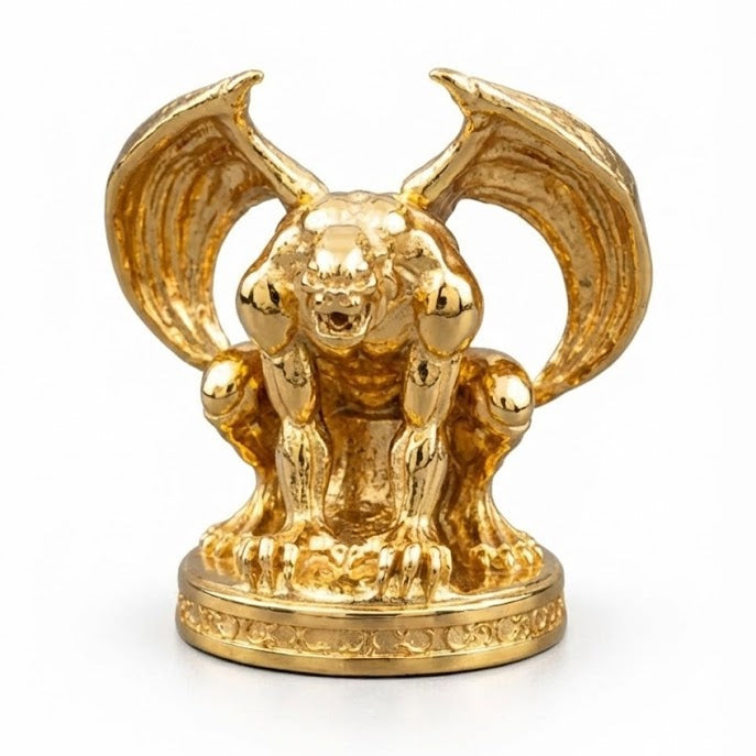 Gargoyle hand-poured 999+ silver statue by Gold Spartan