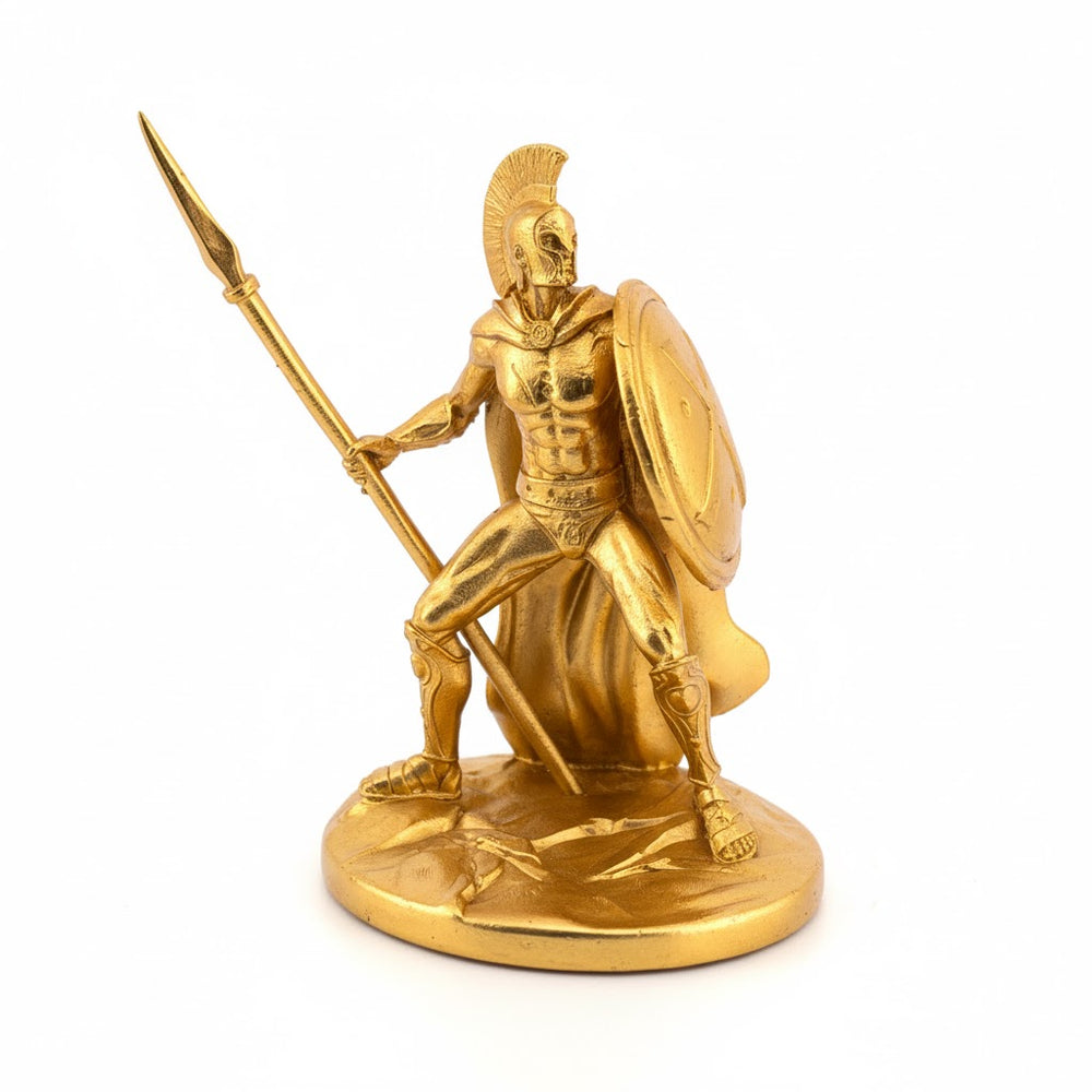 Spartan V1 hand-poured 999+ silver statue by Gold Spartan