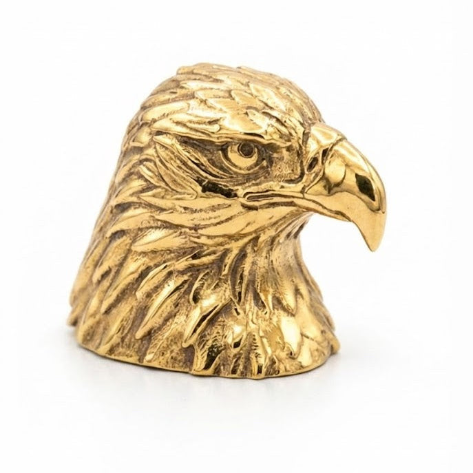 Eagle Bust hand-poured 999+ silver statue by Gold Spartan