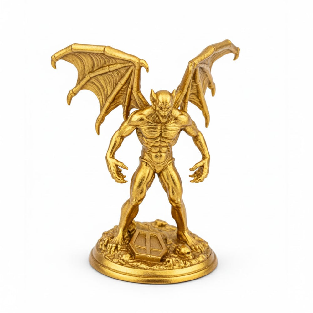 Vampire hand-poured 999+ silver statue by Gold Spartan