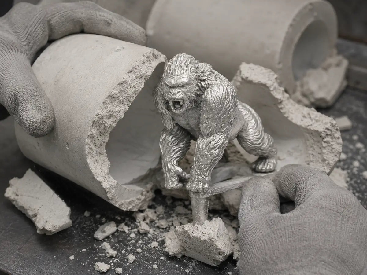 Release the raw casting in the Gold Spartan production process